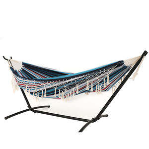 Danlong-Borlas/flecos duraderos hechos a mano, lona, hamaca mexicana, macramé, capacidad de 400lbs, con marco de soporte - Product Image 1