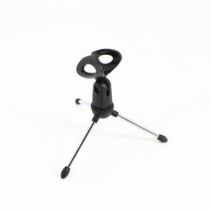 Soporte de micrófono de escritorio portátil y ligero M18 Soporte de micrófono de mano de metal sólido para podcasts/cursos en línea - Product Image 4