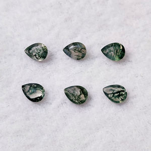 अर्ध-कीमती पत्थर प्राकृतिक एगेट पत्थर के मटर आकार 6x8 मिमी एगेट - Product Image 2