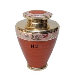 Diseño hecho a mano, urnas de cremación para cenizas de adultos, urnas de cenizas para adultos de entierro funerario para urnas de cremación de metal sostenibles - Product Image 1