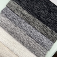 Tissu décoratif en chenille texturé ondulé 3D, 100 % polyester, largeur 145 cm, finition mate vintage, pour canapé, coussin, chaise