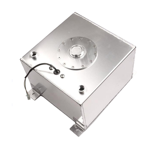OC-1018-30 알루미늄 보조 연료 탱크 30L 미러 폴리싱 내부 폼 센서 포함 블랙 실버 - Product Image 1