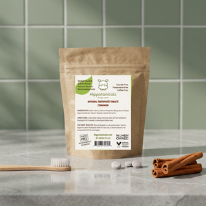 Hippotanicals Comprimés de dentifrice à la cannelle sans fluorure, sans sulfate, sans conservateur - Format voyage - Product Image 3