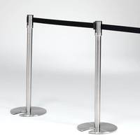 Barrière de retenue de ceinture rétractable, barrière de contrôle de l'adule avec système de freinage