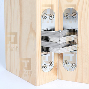 Furniture Hinge 2.5 Mm Zinc Alloy Flush Mount Concealed Cabinet Door Hinge JNT-205 - Product Image 1