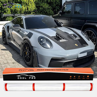 Film de protection de peinture automobile COOL PRO en TPU auto-réparant 10 mil, anti-jaunissement, brillant UV, anti-rayures, blanc piano