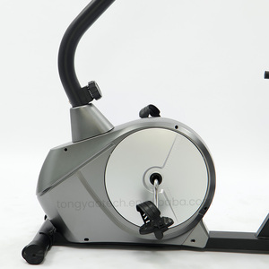 Cyclette Reclinata Domestica Tongyao TY-621R con Supporti per Ginocchia, Resistenza Magnetica a 8 Livelli, Volano da 3 kg, Telaio in Acciaio, Capacità 120 kg, Supporto <span class=keywords><strong>Telefono</strong></span> - Product Image 4