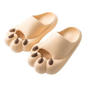Orso artiglio estate casa al coperto per le pantofole per gli uomini donne disegno simpatico cartone animato con la punta inferiore di moda sensazione di tendenza per - Product Image 1