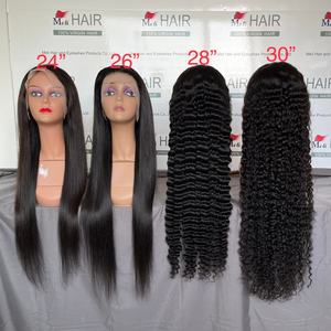 Peluca de Cabello Humano 100% con Encaje Frontal Transparente, Densidad 180%, de 12 a 40 Pulgadas - Product Image 5