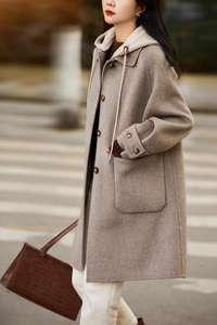 Manteau en Laine à Capuche pour Femme, Vente en Gros, Nouveau Style Hiver 2026, Tendance, Élégant et Intemporel - Product Image 6