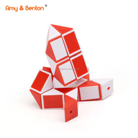 Serpent magique 24 blocs Puzzle à torsion Serpent sensoriel Jouets sensoriels pour enfants Remplisseurs de sacs cadeaux
