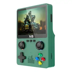 High Quality X6 Handheld Game Console With Dual 3D Joystick 3.5 inch IPS Screen 32GB Portable Retro Classic Handheld Game Player