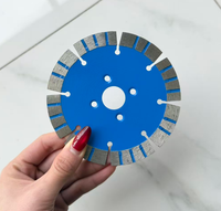 Lame de scie diamantée 115 mm, maille fine turbo, pour la découpe de carreaux de porcelaine et de céramique, haute efficacité