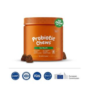 <span class=keywords><strong>Probióticos</strong></span> <span class=keywords><strong>para</strong></span> <span class=keywords><strong>perros</strong></span>, masticables suaves, enzimas digestivas, Omega, calabaza, salud intestinal, apoyo a la inmunidad, alergias, alivio de la picazón, suplemento <span class=keywords><strong>para</strong></span> mascotas - Product Image 1