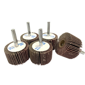 Roue à lamelles montée sur tige <span class=keywords><strong>pour</strong></span> <span class=keywords><strong>perceuse</strong></span> avec arbre, roues à lamelles <span class=keywords><strong>pour</strong></span> ponçage du <span class=keywords><strong>bois</strong></span> - Product Image 2