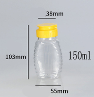 Bouteille Distributrice Souple pour Miel en Gros – Design Pot de Miel Compressible 100ml 150ml 250ml 500ml 1000ml