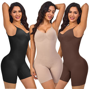 Wholesale Seamless Bodysuit for Women Tummy Control <strong>Low</strong> <strong>Back</strong> Shaping Comfortable Compression Sleeveless <strong>Body</strong> <strong>Shaper</strong> - Product Image 1