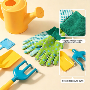 Ensemble <span class=keywords><strong>de</strong></span> 12 outils <span class=keywords><strong>de</strong></span> jardinage pour enfants, jouets d'extérieur, cadeau pour garçons et filles, <span class=keywords><strong>pelle</strong></span>, râteau, fourche, truelle, tablier, arrosoir, sac <span class=keywords><strong>de</strong></span> transport en plastique - Product Image 3