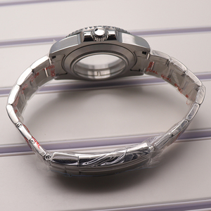 Tùy Chỉnh Sang Trọng Gmt Đồng Hồ Sửa Đổi Trường Hợp Đồng Hồ Phụ Kiện Rắn Thép Không Gỉ Dây Đeo Vòng Đeo Tay <span class=keywords><strong>Mod</strong></span> <span class=keywords><strong>Kit</strong></span> Cho Seiko Nh35 Phong Trào - Product Image 3