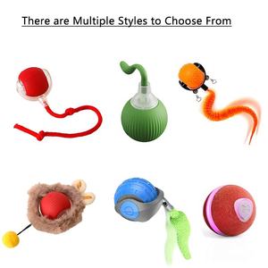360 °   <span class=keywords><strong>ลูก</strong></span>บอลของเล่นอัจฉริยะสำหรับสุนัขและแมว แบบอัตโนมัติ โต้ตอบได้ ชาร์จด้วย USB พร้อมไฟ LED หลบหลีกสิ่งกีดขวางได้ - Product Image 3