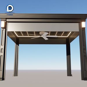 Pérgola de Aluminio Premium con Ventilación Bilateral, Clásica, Gruesa, con Aislamiento Térmico Extendido y Estable, para Caminatas Ligeras - Product Image 1