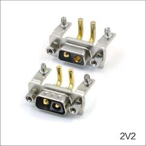 ขั้วต่อกระแสสูงแบบ 2V2 D Sub ชนิดมุมฉาก ตัวผู้ สำหรับติดตั้งบนแผงวงจรพิมพ์ ชุบทอง สำหรับอุปกรณ์ระบบอัตโนมัติทางอุตสาหกรรม - Product Image 3