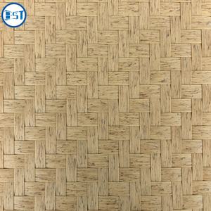 Panneaux tissés en feuilles de bambou synthétique résistant aux UV Tapis tissé en plastique tricoté à usage extérieur - Product Image 3