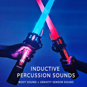 <span class=keywords><strong>Sabre</strong></span> <span class=keywords><strong>laser</strong></span> lumineux 2-en-1 de haute qualité pour enfants, épée extensible avec lumières LED clignotantes, jouets sabres <span class=keywords><strong>laser</strong></span> - Product Image 5