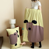 Grande édition – Couette d'été ludique et mignonne style dessin animé Alien pour bébé, en fibres de soie et coton, pour hôtel et usage domestique