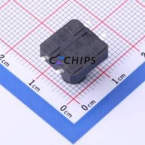 TS-KG1103S-BB110F Tactile Switch SMD-4P,12x12mm Switch Single Pole Single Throw Round Button 2.5N Vertical Mount - Product Image 2