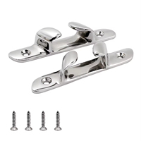 Étrier de corde droit en acier inoxydable 316 de qualité marine pour bateau, yacht, quincaillerie marine