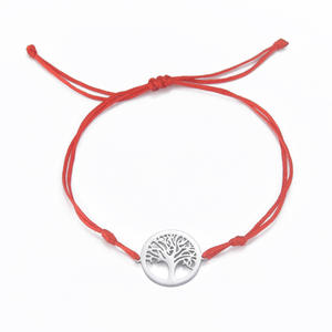 Bijoux SS personnalisés, breloques <span class=keywords><strong>arbre</strong></span> <span class=keywords><strong>de</strong></span> <span class=keywords><strong>vie</strong></span> en or, <span class=keywords><strong>bracelet</strong></span> avec carte <span class=keywords><strong>de</strong></span> vœux, bijoux, <span class=keywords><strong>cordon</strong></span> d'emballage artisanal, <span class=keywords><strong>bracelet</strong></span> Make A Wish <span class=keywords><strong>Bracelet</strong></span> - Product Image 3