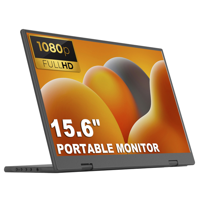 Factory Direct 15.6 Inch FHD 1080P LED Screen Portable Monitor Ultra-Slim IPS Display USB Powered Dual Screen for Laptop