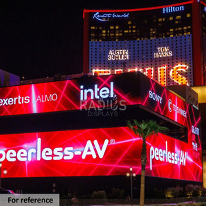 3D biển quảng cáo ba chiều xây dựng góc treo tường màn hình quảng cáo bảng hiệu dấu hiệu <span class=keywords><strong>LED</strong></span> hiển thị 3D ngoài trời Tùy Chỉnh 5 mét - Product Image 3