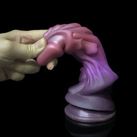 Masseur de prostate masculin G-Spot, Godemiché géant en silicone, Plug anal et vaginal pour femmes, design Dragon Monstre Fantaisie