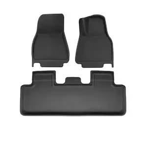 RHD Auto Durable Easy Cleaning Ausgefallene Bodenbeläge Auto Boden matte Kofferraum Boot Liner Gebraucht BLACK OEM Sets XPE Auto Matten für Fiat