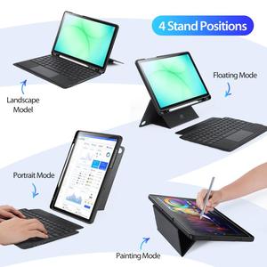 Pour <span class=keywords><strong>Samsung</strong></span> Galaxy <span class=keywords><strong>Tab</strong></span> A11+ / A9+ DUX DUCIS DK Series Clavier sans fil magnétique rétroéclairé Étui pour <span class=keywords><strong>tablette</strong></span> en cuir vegan - Product Image 5