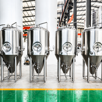 Sistema de Elaboración de Cerveza Automático Personalizado de Acero Inoxidable Tonsen de 1000L, 2000L, 3000L y 200L con Recipiente a Presión de Alta Productividad