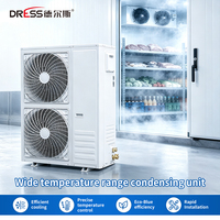 Unité de condensation refroidie par air avec compresseur scroll Emerson Copeland de 5 CV et évaporateur pour kit de réfrigération de chambre froide