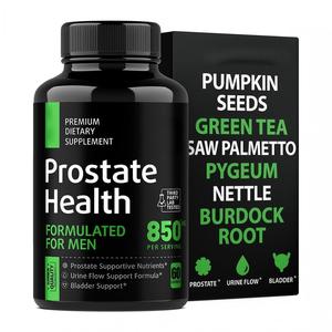 Integratore Erboristico Best-Seller Capsule di Saw Palmetto e Curcuma, Formula Salutare per la Prostata Maschile - Product Image 1