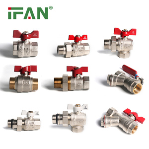 IFAN Brass van bi nữ ren đồng 1/4 "1/2" 3/4 "gas shut-off van bi - Product Image 6