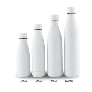 <b>Hot</b> Sales 350/500/750/1000ml Sports Portable Double Wall Vacuum <b>Flask</b> Rubberized Stainless Steel Cola Shape Water Bottle - Product Image 3