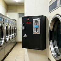 Boîtier de contrôle de minuterie multifonction à 2 chiffres, à monnayeur, avec carte de comptage d'impulsions, modèle pour services en libre-service, salles d'arcade, blanchisseries et salles de massage