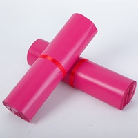 Emballage d'enveloppes imprimées Matt Lipgloss Logo irisé Mailer brun rouge Poly sacs pour les petites entreprises avec livraison gratuite
