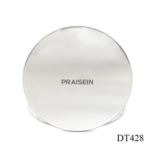 عينة مجانية أحمر خدود دائري فضي مع مرآة حاوية فارغة مخصصة - Product Image 3