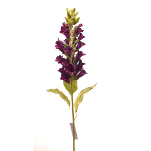Flores de dedalera blancas artificiales, tallos en aerosol, flores de boda DIY, ramos de novia de seda, centros de mesa de boda - Product Image 2