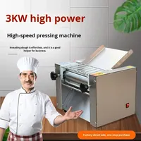 Machine commerciale de presse à pâte en acier inoxydable 304 de bureau pétrissant des nouilles tirant pour des petits pains cuits à la vapeur boulettes-moteur de noyau