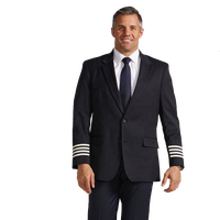 Uniforme de pilote d'avion formel à simple boutonnage de haute qualité, veste de vol personnalisée pour pilote allemand, vente en gros