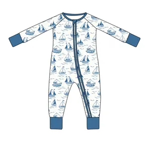Macacão de bebê de manga comprida para bebês, fornecedor em massa de roupas para bebês recém-nascidos, roupas para meninos e meninas, baixo MOQ