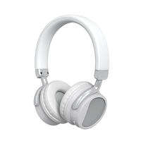 Auriculares Inalámbricos para Música y Juegos, Sonido Estéreo con Micrófono/Conector de Audio de 3.5mm, Auriculares Supraaurales